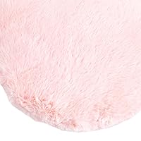 Vista 3 de Yaxa Basics Almohada de corazón rosa para niños, decoración de habitación, 10.5 x 4 pulgadas