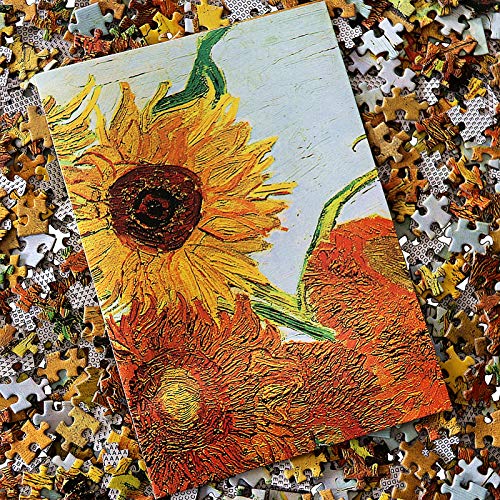 Moruska Sunflowers By Vincent Van Gogh Jigsaw Puzzle 1000 Piece Famous Painting Art Puzzles For Adults thumb #2