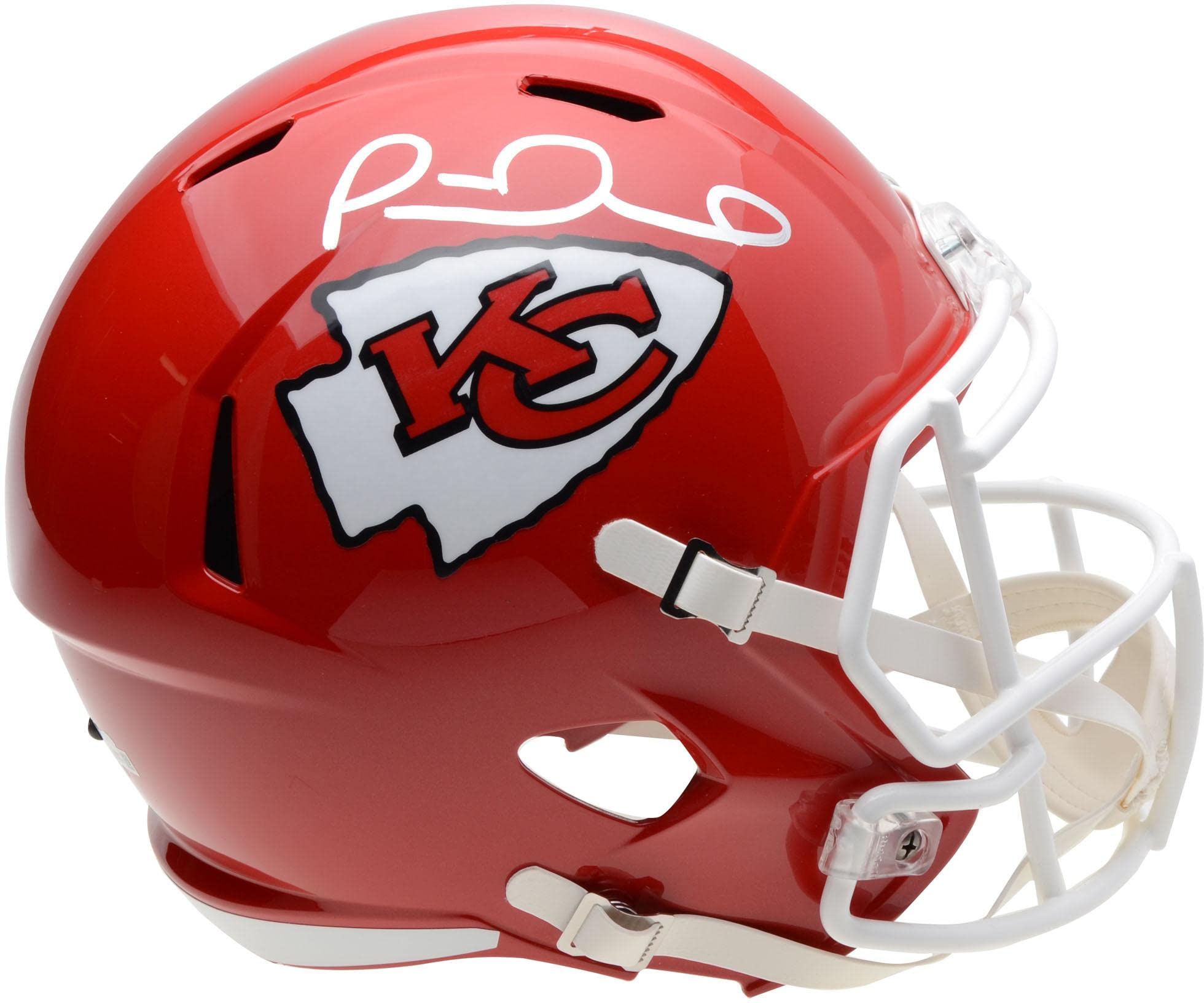 Sports Memorabilia Patrick Mahomes Kansas City Chiefs Autographed Riddell Speed Replica Helmet - Autographed NFL Helmet