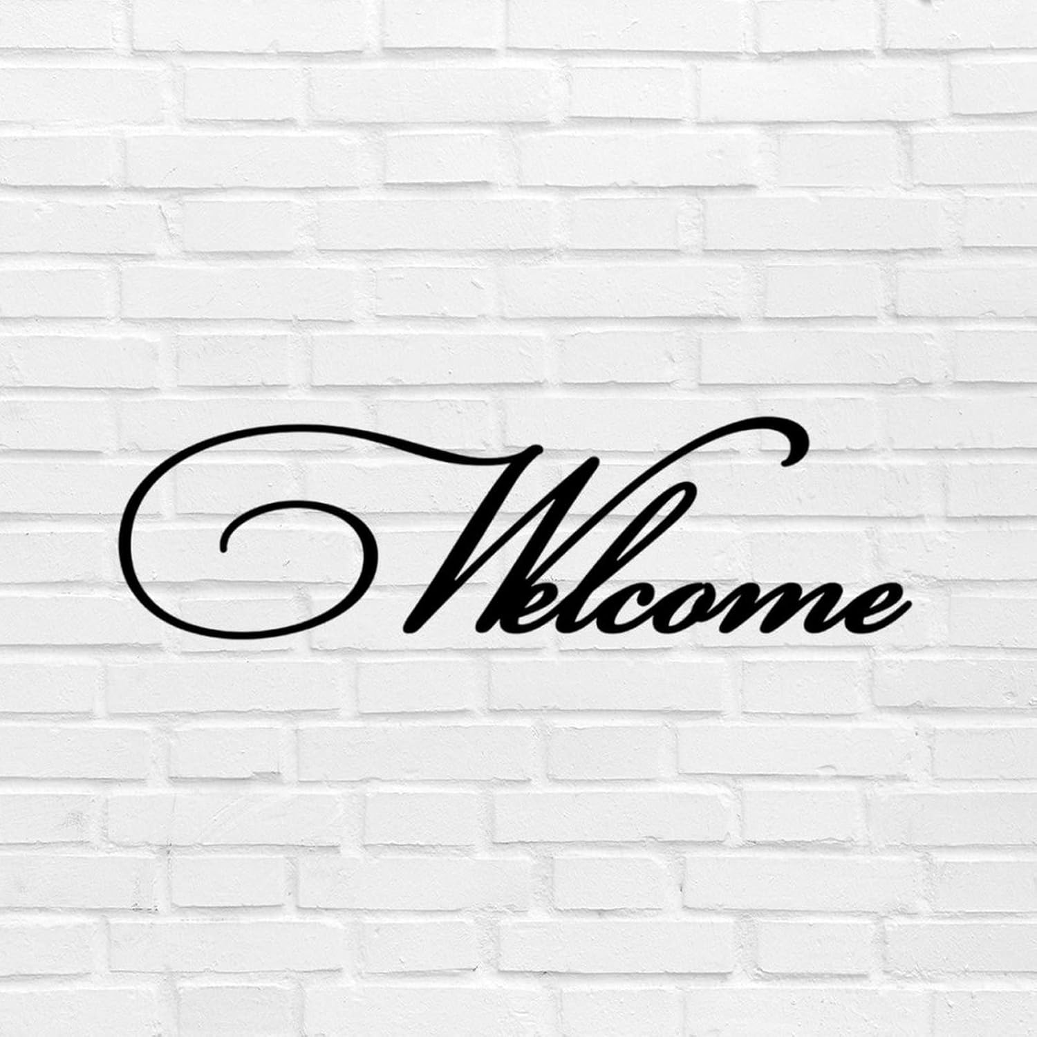 Word Art Sign Calligraphy Country Metal Sign House