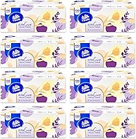 Vinda 3-Ply Ultra Care Facial Tissues, 130 Soft Strong Sheets per Box, 8 Flat Boxes, Hypoallergenic for Sensitive Skin, Bulk Home Office Pack