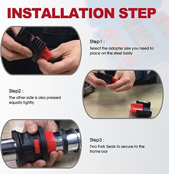 14 Pcs/Set Universal Motorcycle Fork Seal Driver Kit - 35/36, 40/41, 42/43, 45/46, 47/48, 49/50mm, Removal Installer Tool