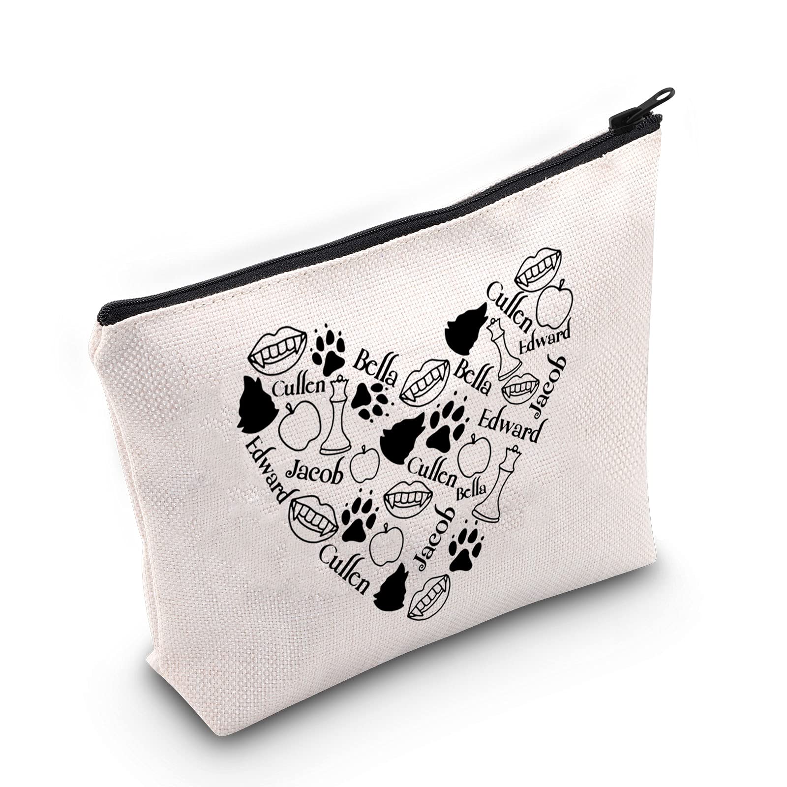Twilight Saga Makeup Bag Edward Cullen and Bella Jacob Twilight Gift Jacob Black Gift Twilight Merchandise