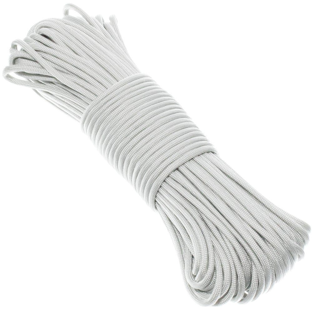 GOLBERG G Paracord Seil 550 Typ III Paracord - Fallschirmschnur - 550 Schnur - 250 kg Zugfestigkeit - 100% Nylon - - (30 m, silbergrau)