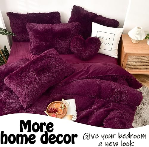 Miniatura 6 de MorroMorn Fundas de almohada decorativas, paquete de 2 fundas de almohada de piel sintética, fundas de almohada de lujo con cierre de cremallera,