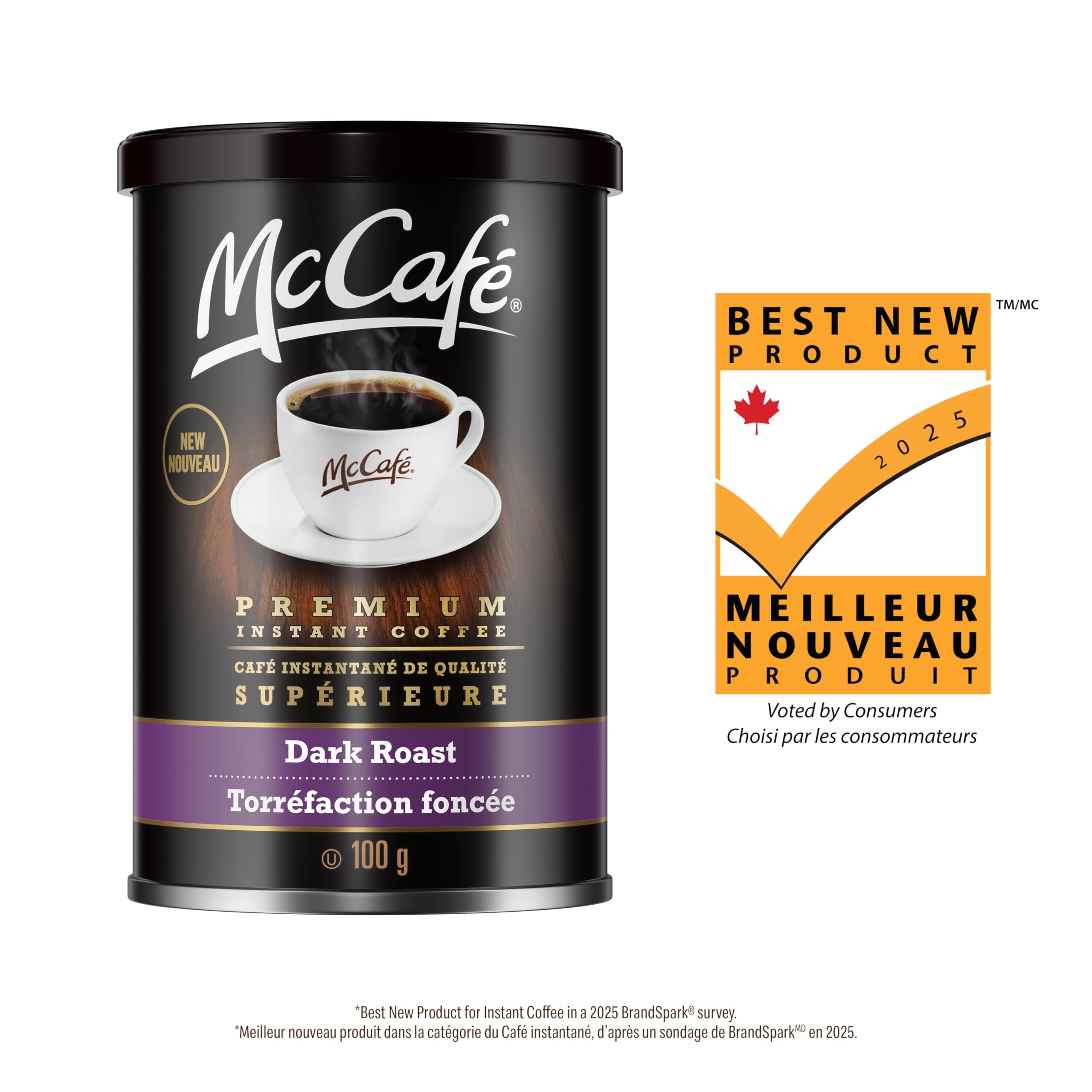 Amazon.com : McCafe Premium Instant Coffee, Dark Roast, 100g/3.5