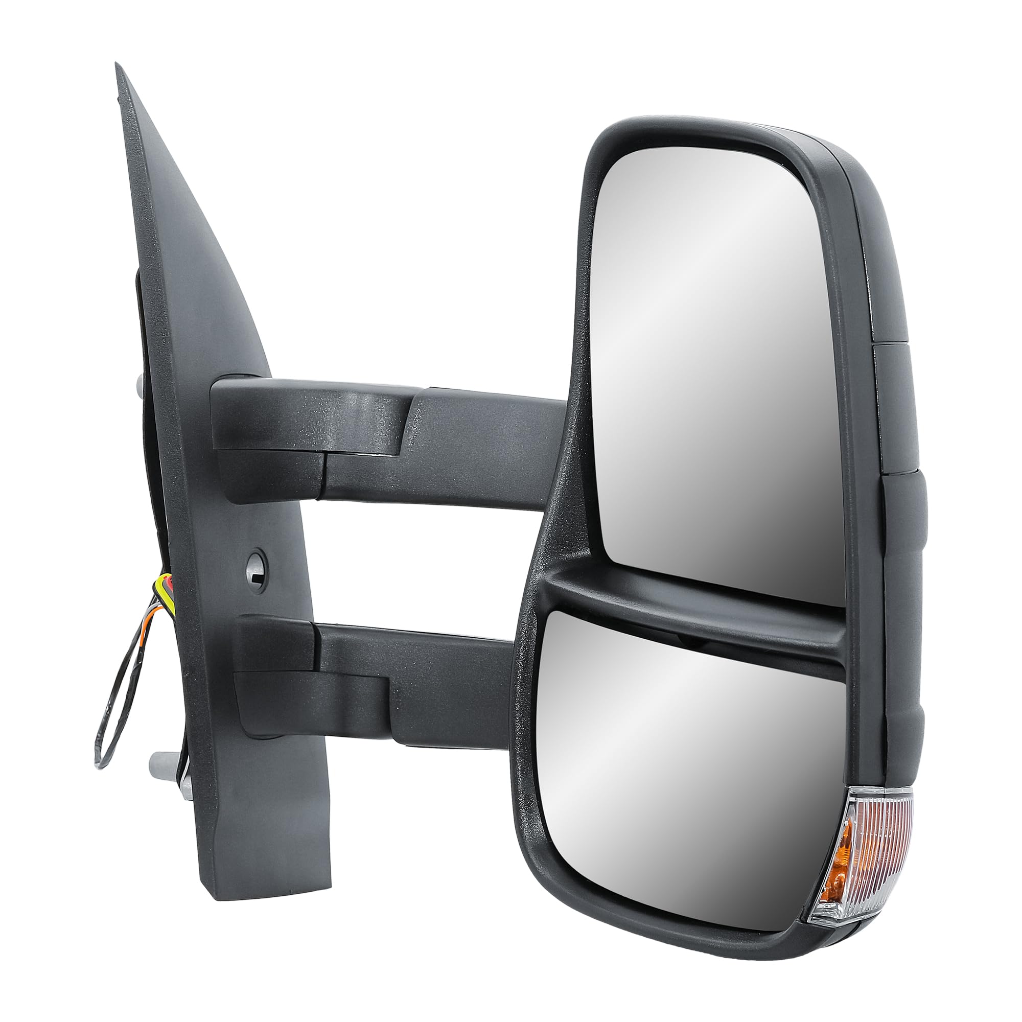Espejo retrovisor derecho de brazo largo manual no calefactable con intermitente para IVECO Daily VI camiones 2014-2025