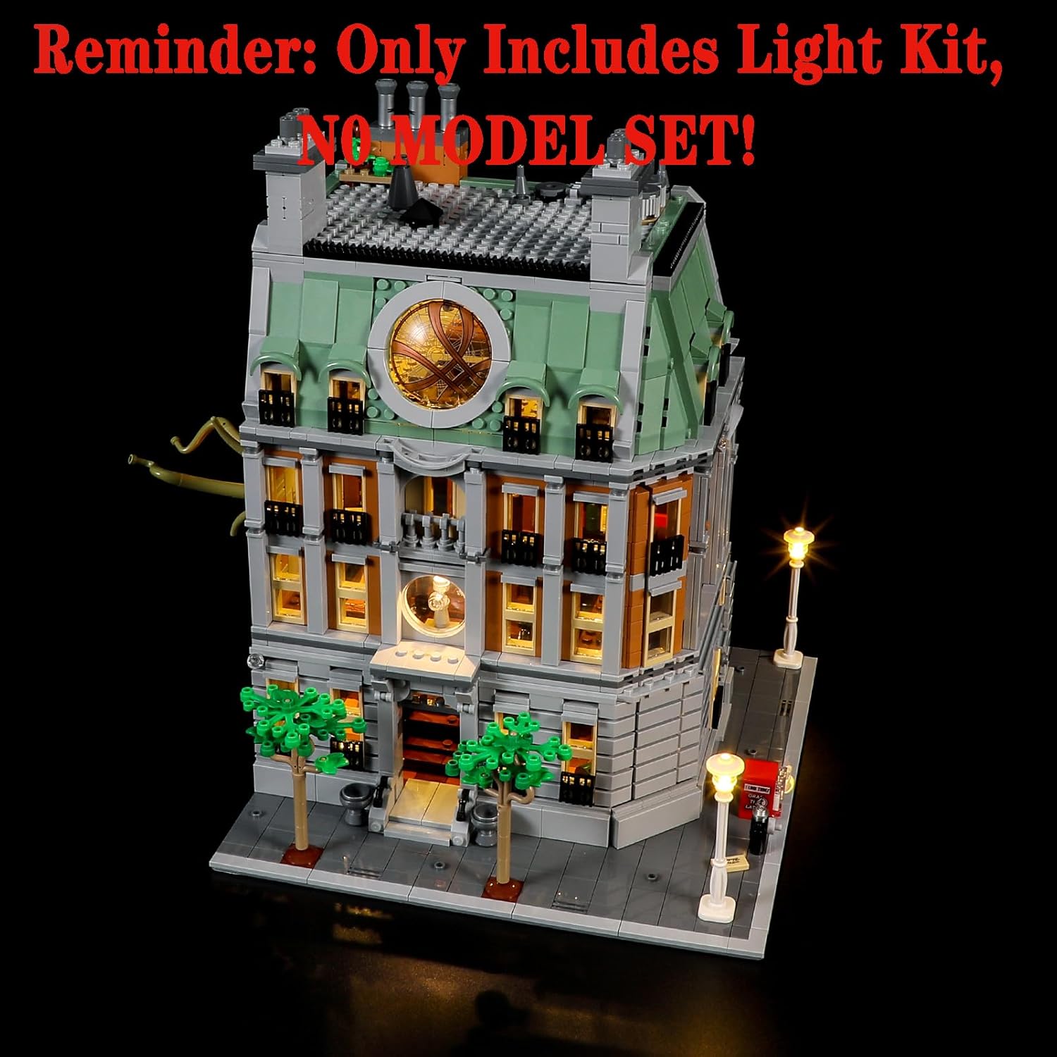 LED Light Set Compatible with Lego 76218 Sanctum Sanctorum Building Blocks Model - Model Set NOT Included