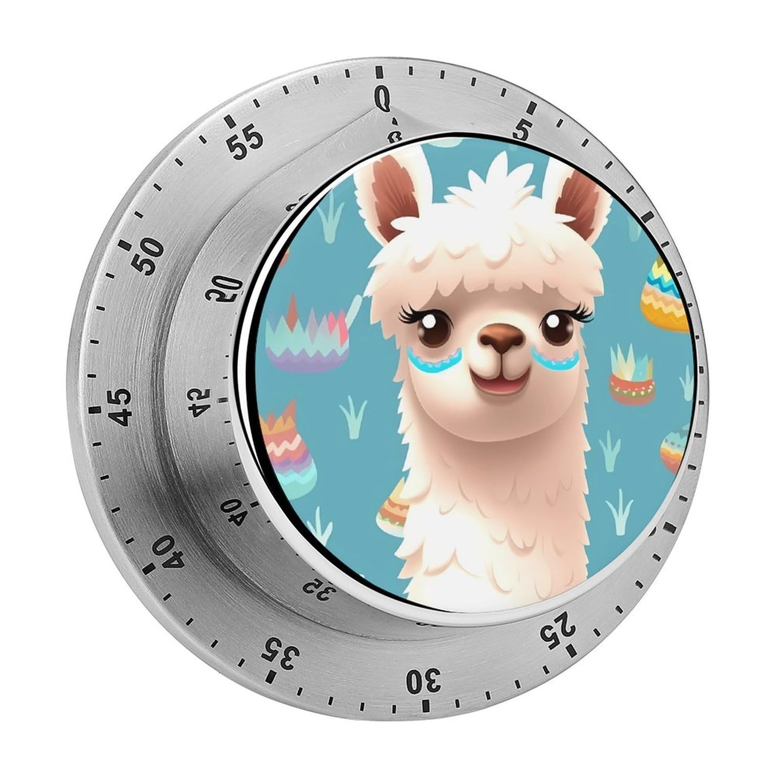 Temporizador de cocina alpaca magnético para recetas y juegos