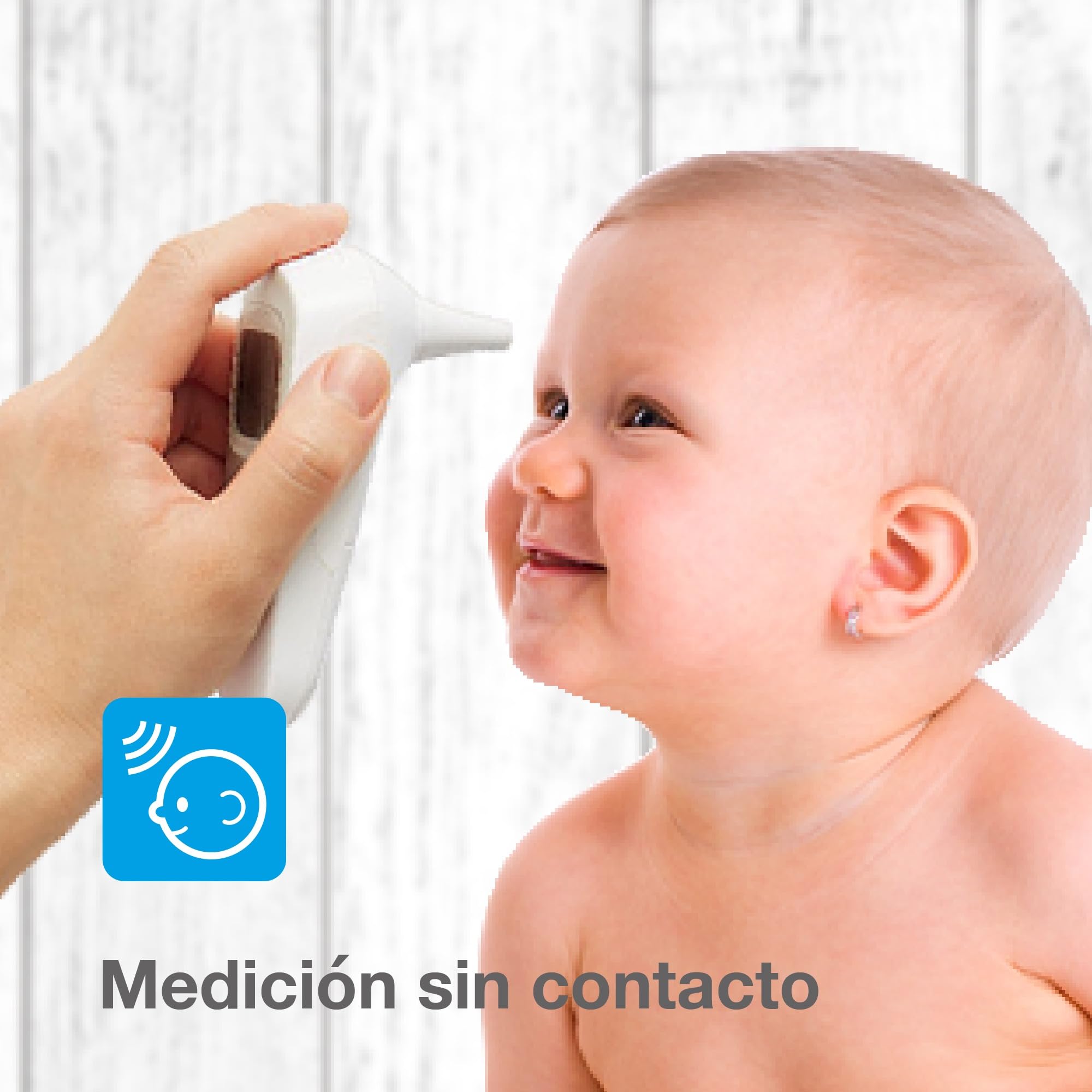 Citizen Termómetro digital CTD711 para frente y oído adultos niños bebés 4 modos 1 segundo White