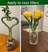 Vista 3 de Voulosimi Piedras de Roca de Río, Grava de Guijarros Mixtos Pulidos Decorativos Naturales, Piedras Decorativas para Exteriores para Acuarios