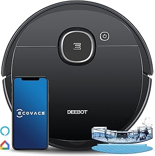 Robot Aspirapolvere ECOVACS DEEBOT OZMO920, 2-in-1 Aspira e Lava con Tecnologia Laser LDS Smart Navi 3.0, Mappatura Multi Piano, Barriere Virtuali, Controllo APP & Alexa