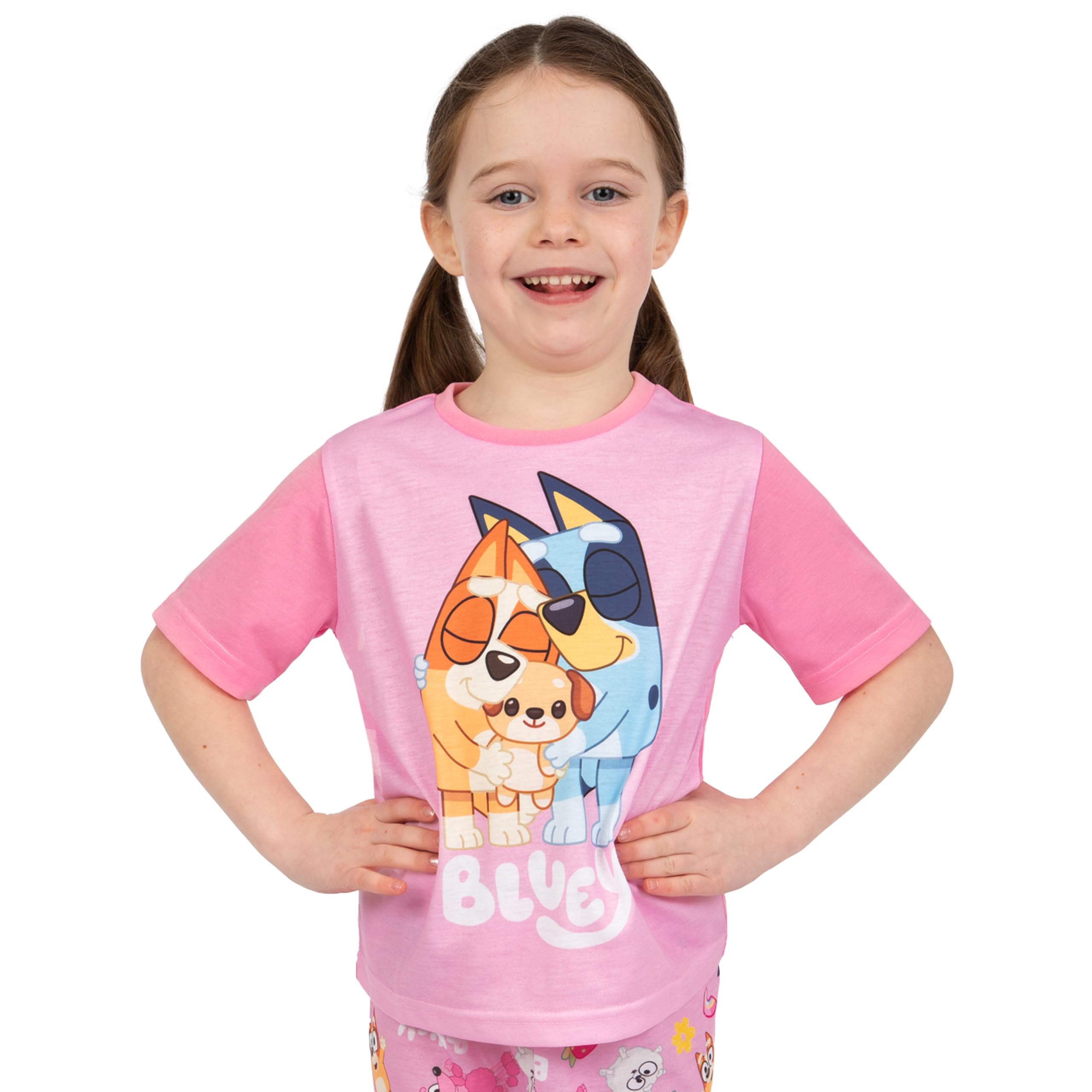 Bluey Pyjama Fille | 2 Paquets De Pyjamas | 2 Paquets Pyjama Enfant Bingo