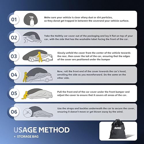 Miniatura 5 de Funda para automóvil SUV de ajuste personalizado para MAZDA CX-3 2015-2023, 100% impermeable, transpirable, para exteriores, protección contra la