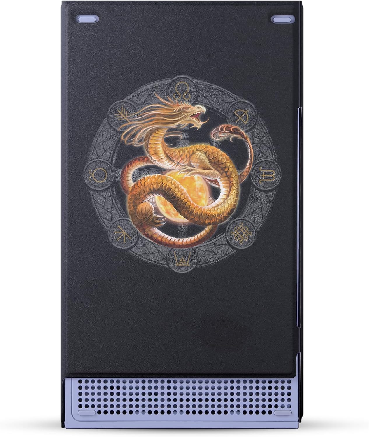 Head Case Designs Officially Licensed Anne Stokes Litha Summer Solstice Dragons Of The Sabbats Game Console Wrap and Game Controller Skin Bundle Compatible With Xbox Series S