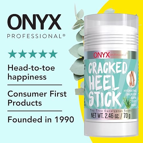 Miniatura 5 de Bálsamo en Barra Onyx Professional para Reparar Talones Agrietados, Aroma a Árbol de Té y Eucalipto, 1 Paquete - Tratamiento para Talones Secos y
