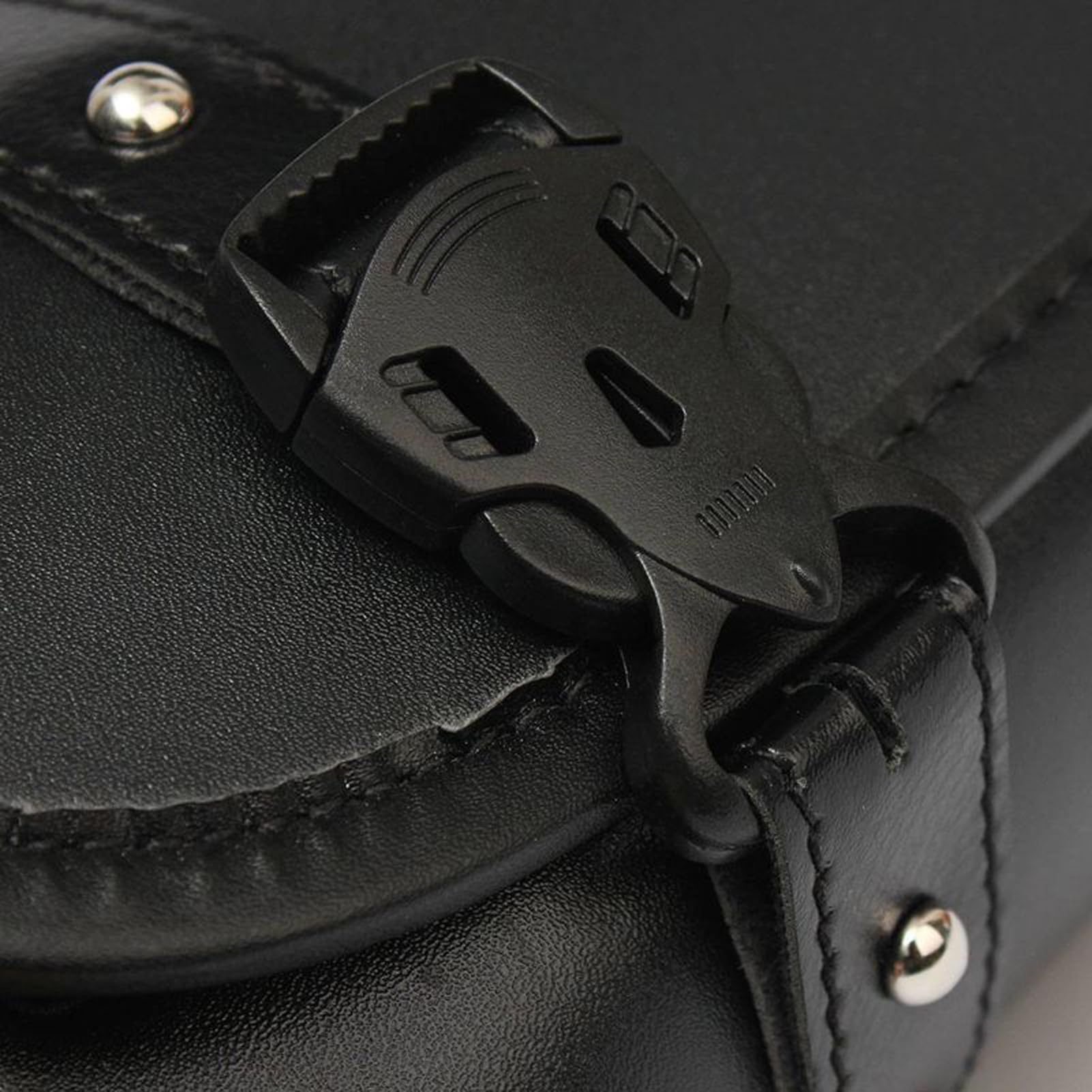 Shkalacar Borsa Universale per Moto in Pelle PU, Portautensili con Cinghie Regolabili per Manubrio