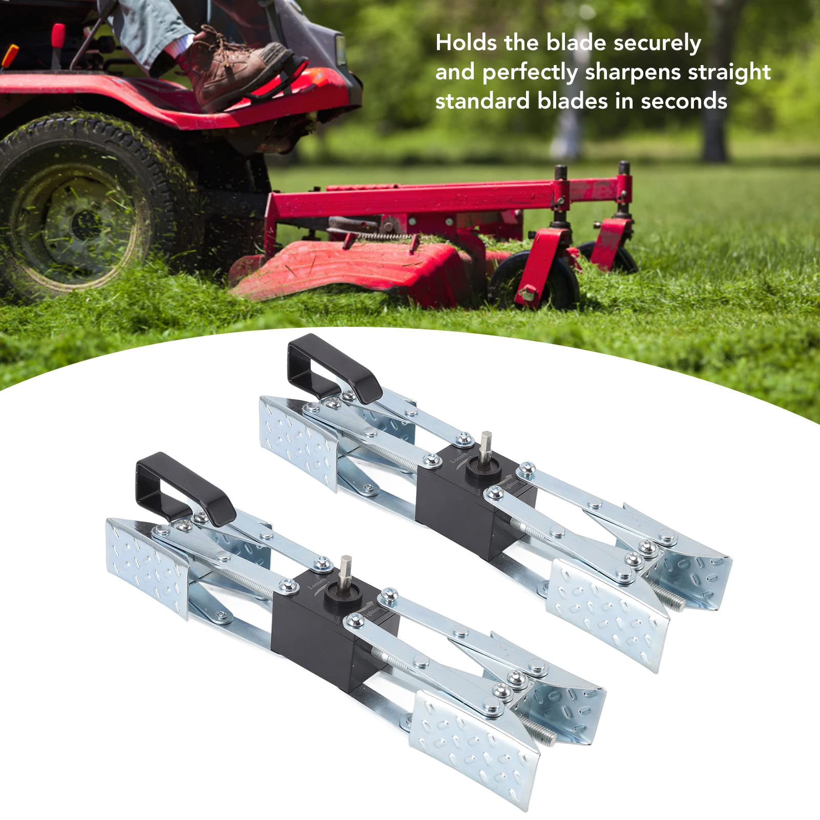 Kit di Strumenti per Affilare Rapidamente le Lame del Tosaerba in Acciaio Inossidabile Efficiente per L'agricoltura, Materiale Durevole per L'agricoltura e L'allevamento