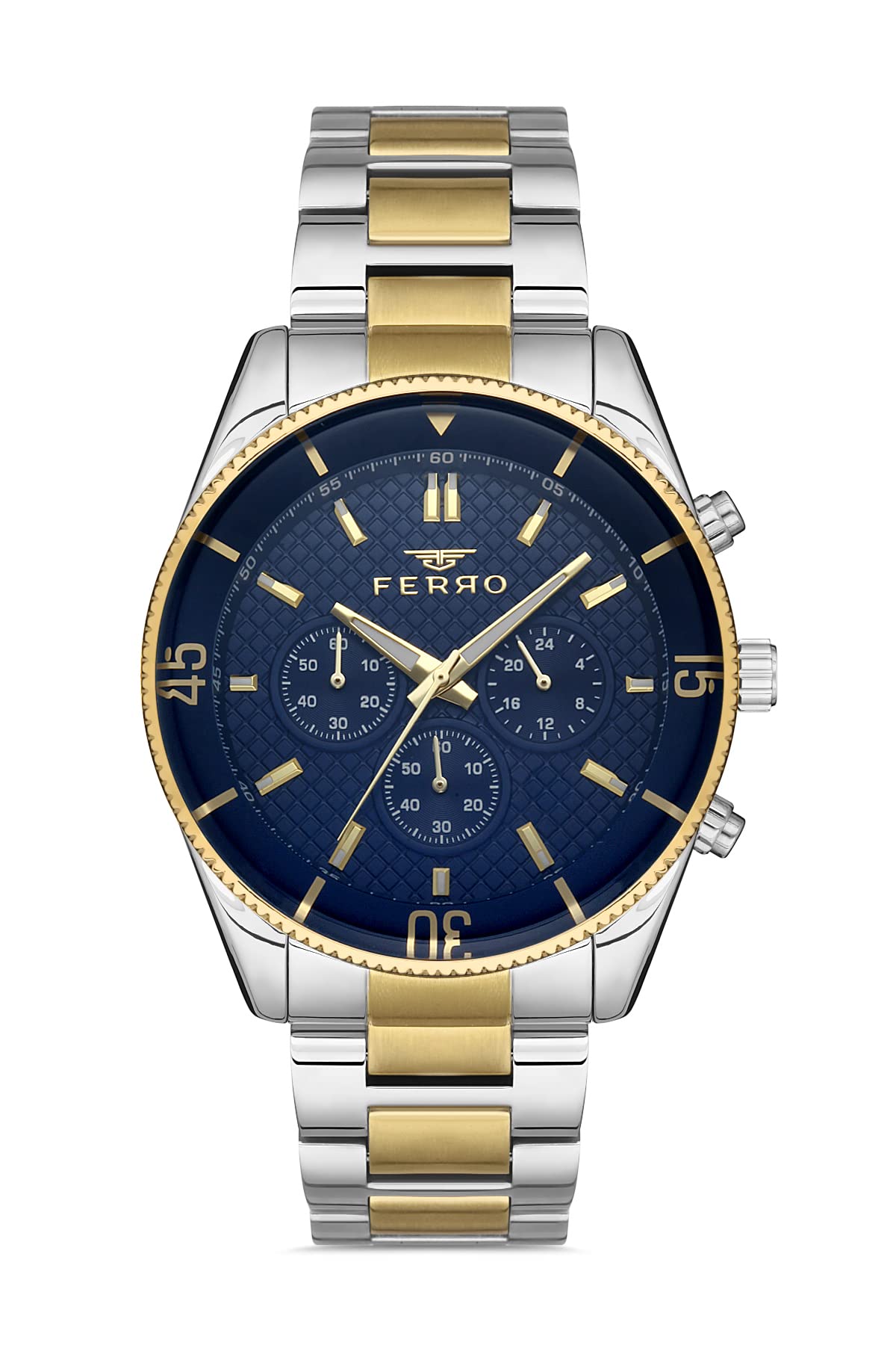 Ferro Venedik Analog Blue Dial Mens Watch-FM11920A-D (B09RPKQFFL) Amazon Price History, Amazon Price Tracker