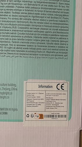 Miniatura 8 de TOP BRIGHT Juguetes de cubo de actividad juguetes para bebés con laberinto de cuentas para niños pequeños de 1 2 años regalos para niños y niñas