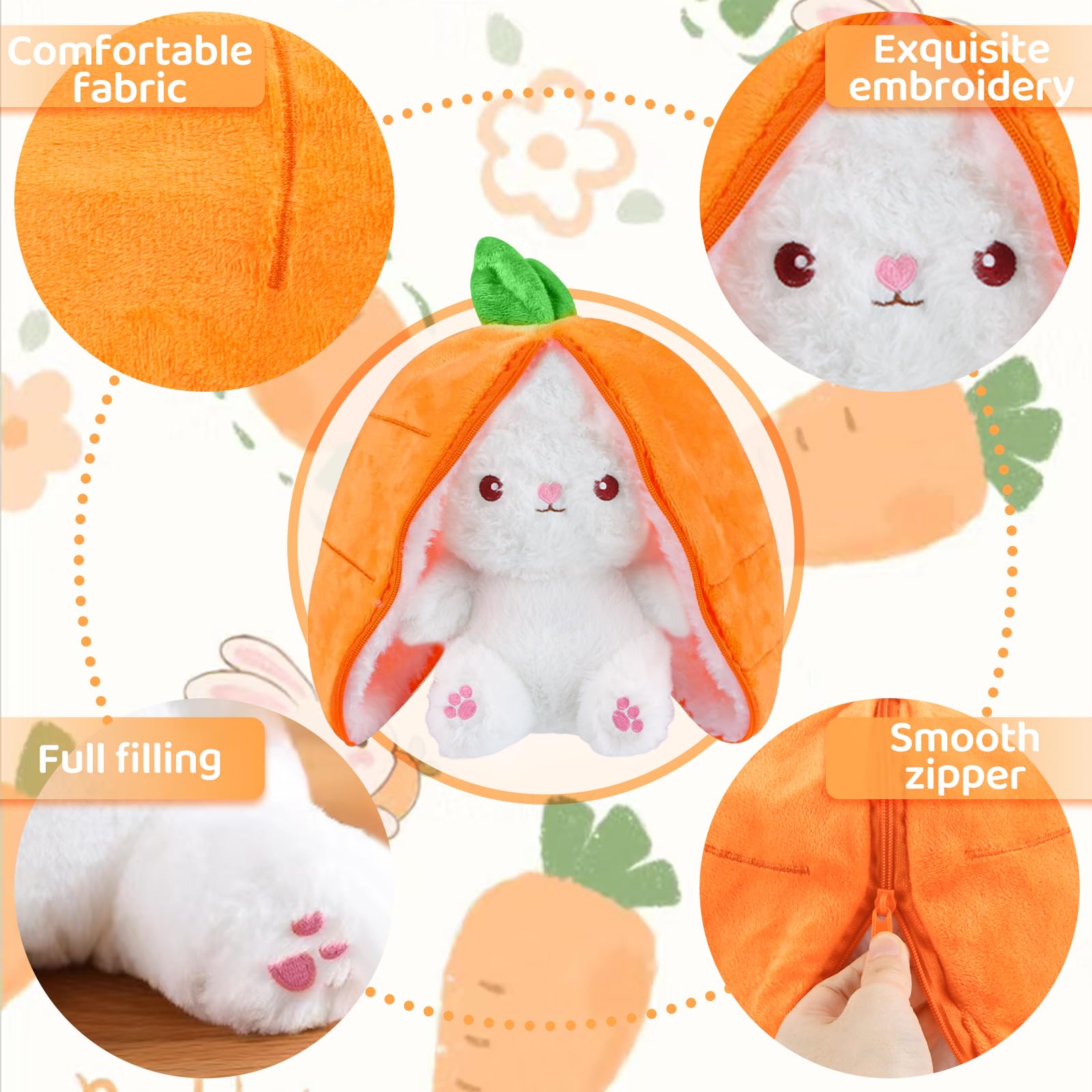 Pluche grijze/witte konijnen knuffel liggend 30 cm knuffeldieren