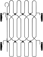 DecruKaltiz Foldable Adjustable Pet Gate 23"W x 33.5"H Black Freestanding Dog Cat Gate for Doorways RV Camper Small Medium Pets