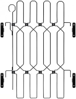 DecruKaltiz Foldable Adjustable Pet Gate 23"W x 33.5"H Black Freestanding Dog Cat Gate for Doorways RV Camper Small Medium Pets