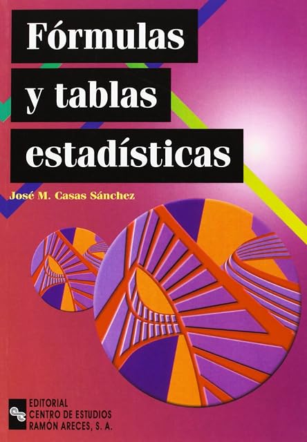 Portada de Fórmulas y tablas estadísticas