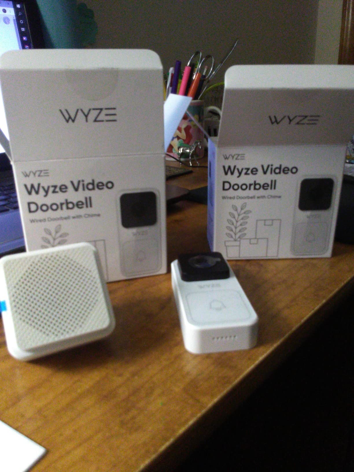 11/mo Finance WYZE Video Doorbell with Chime (Horizontal Wedge