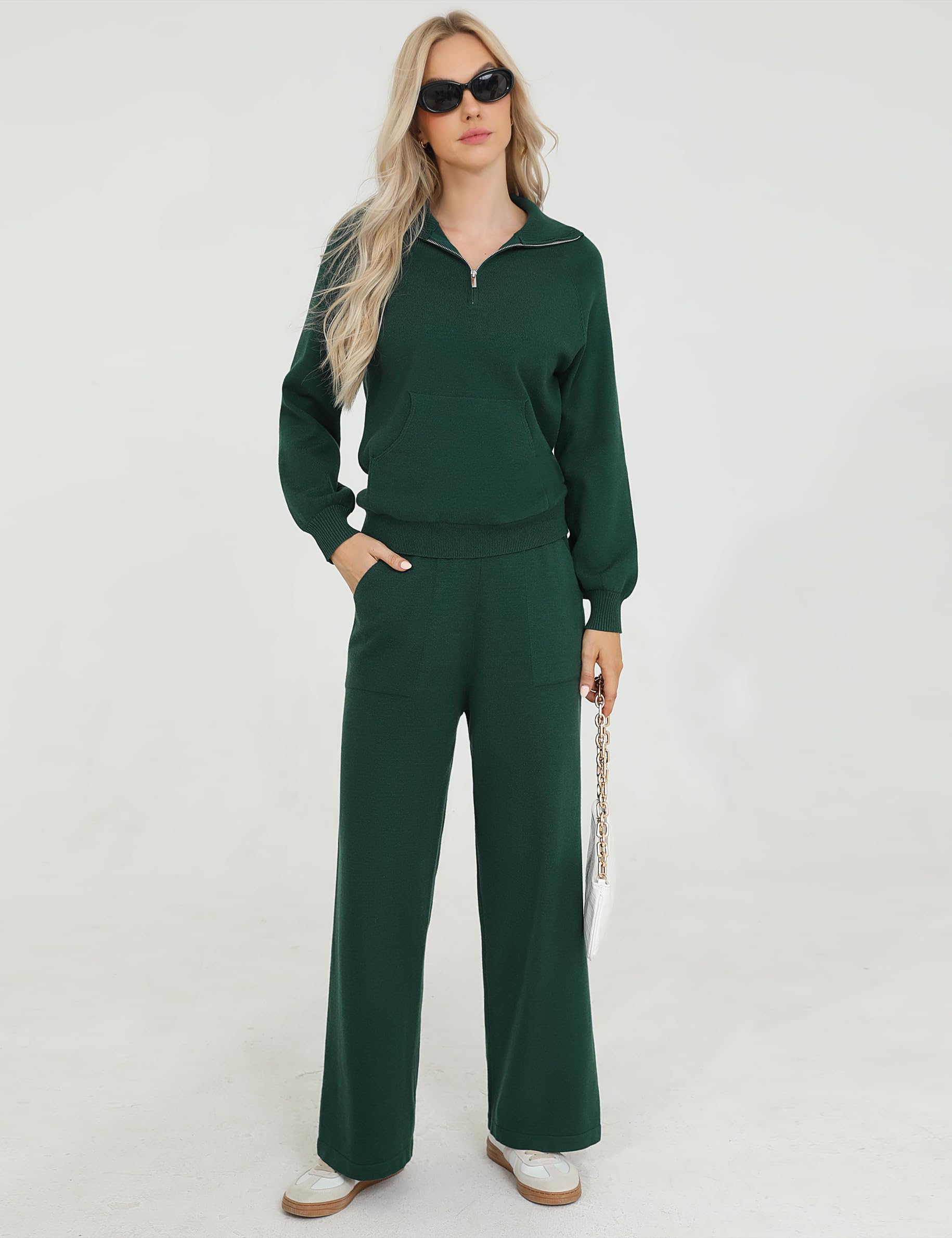 Totatuit Survêtement Femme Ensemble Jogging Tenues 2 pièces pour femmes | Manches Longues, Tenue Quotidienne, Facile à Associer, Style Polyvalent