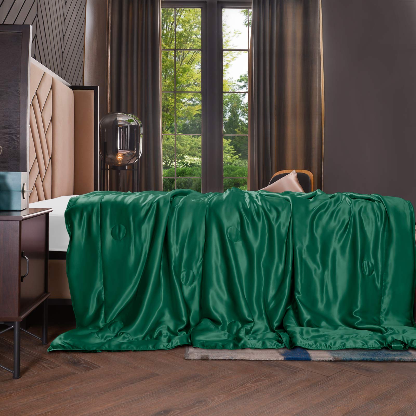 Couverture en soie de mûrier hypoallergénique plaid douceur