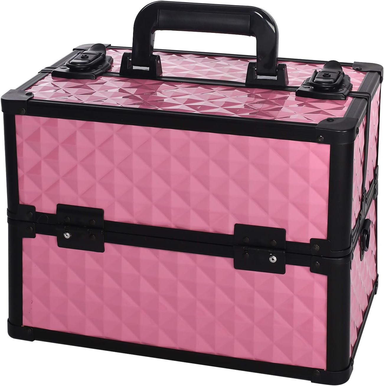 YOURLITEAMZ Makeup Train Cases Professional Cosmetic Box