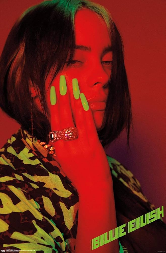 Amazon.co.jp: Trends International ビリー・アイリッシュ - 赤い壁