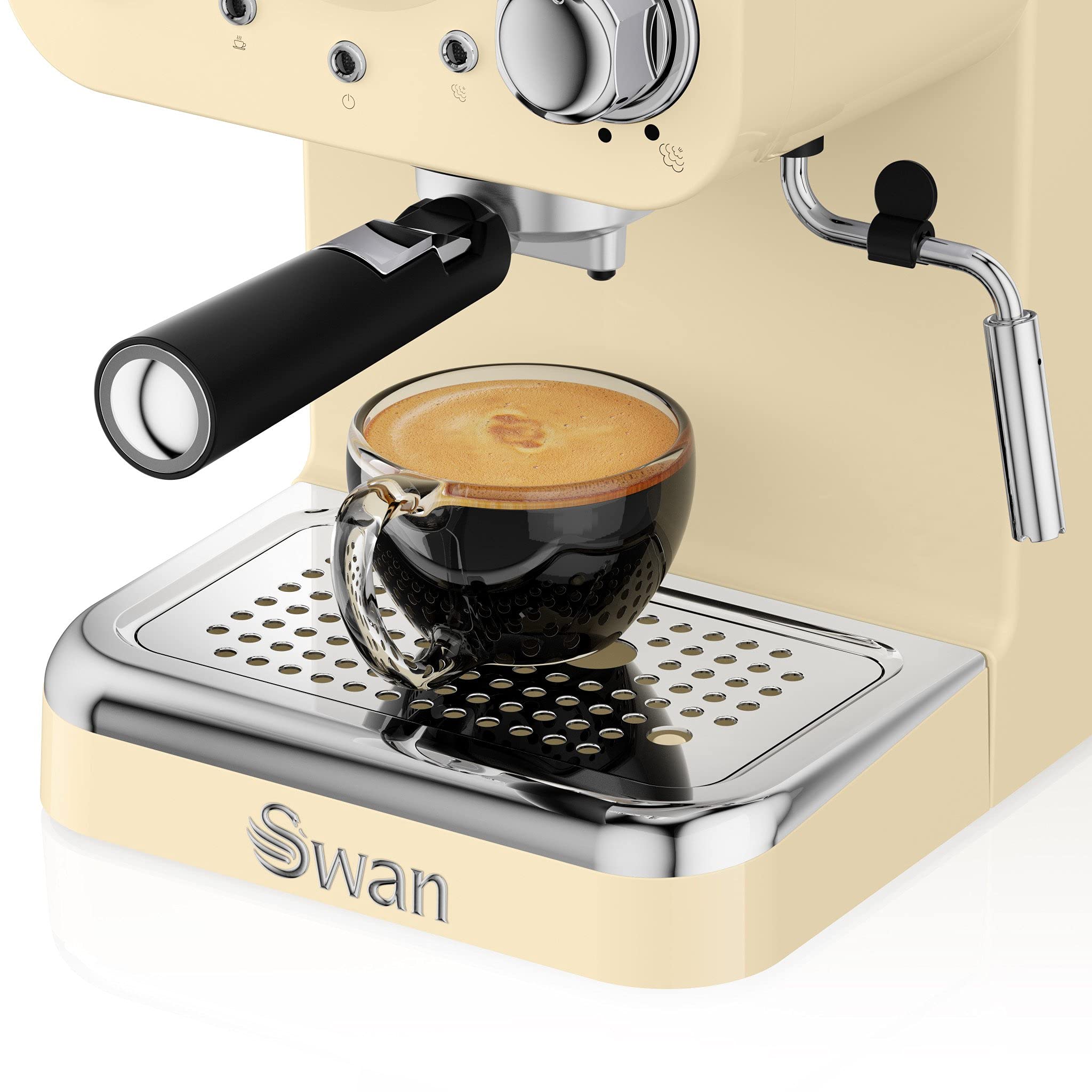 Swan Retro Pump Espresso Coffee Machine 