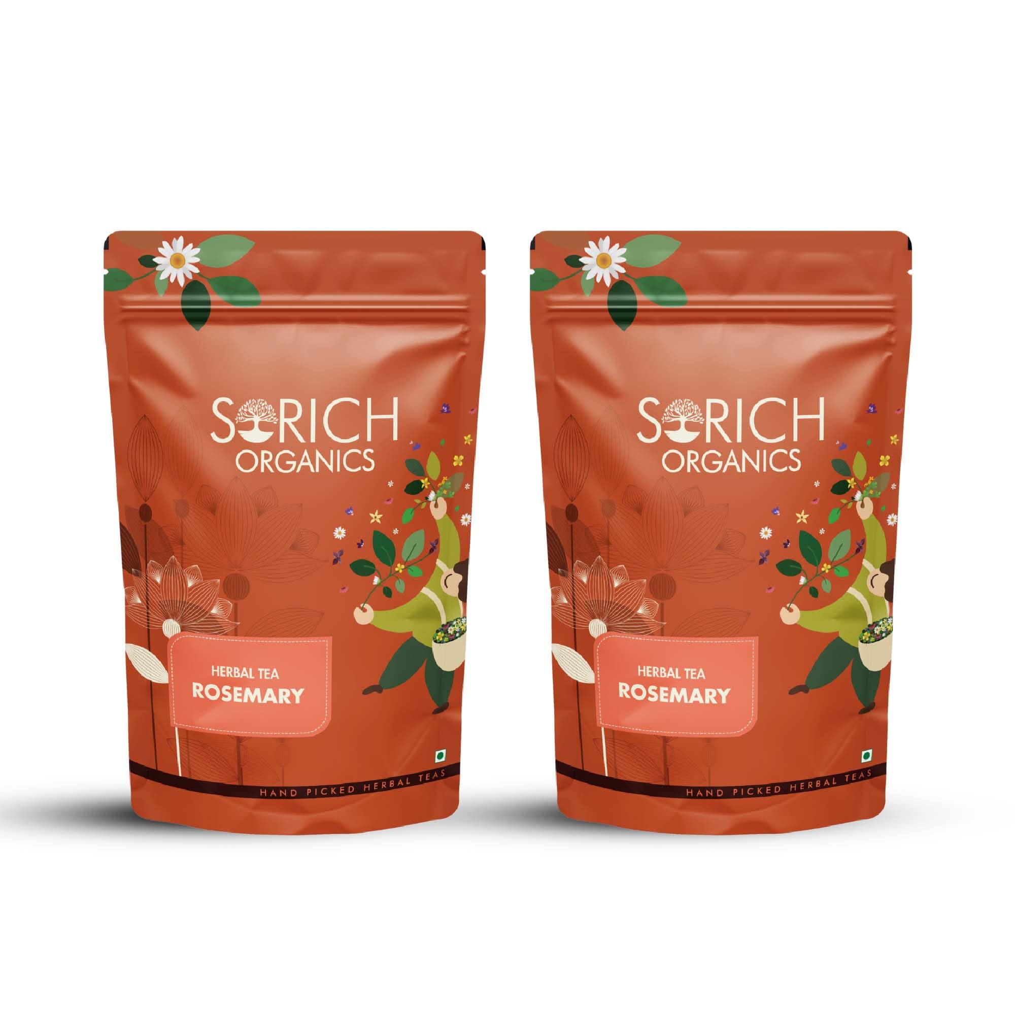 Sorich Organics Dried Rosemary Leaves – 200g | Supports Hair Care Routine | Herbal Infusion | Caffeine Free | Food Seasoning Herb | Stem Free | Suitable for Men & Women