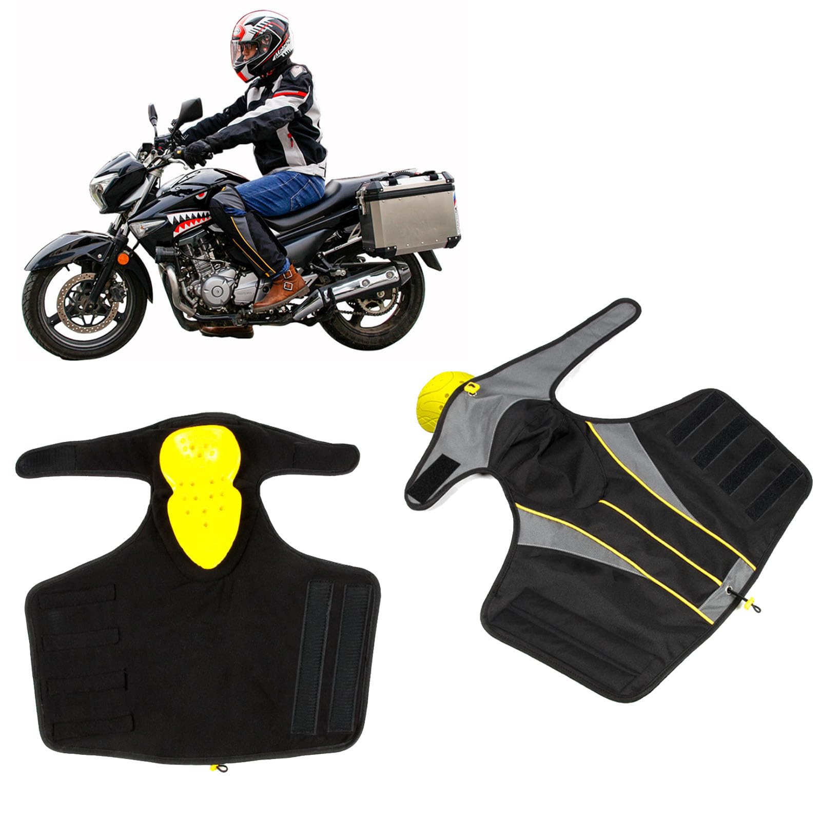 Calentadores de Piernas de Ciclismo de Invierno, Rodillera Deportiva Térmica de Invierno Anti Viento Equipo de Protección Incorporado Advertencia Reflectante Impermeable y Antiincrustante 1 par