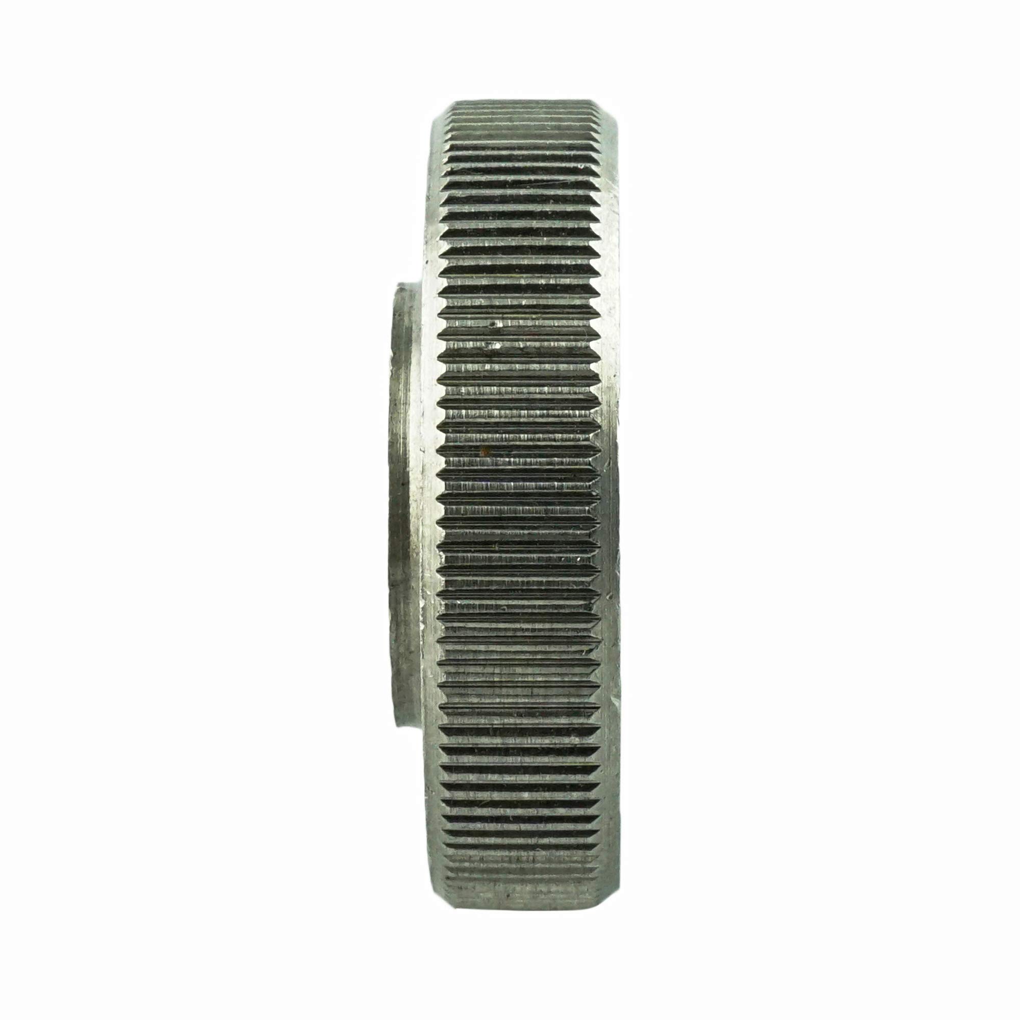 Dadi Zigrinati M6 In Acciaio Inox – 10 Pezzi, Forma Bassa, DIN 467, Antiruggine, Filettatura ISO, Per Uso Interno Ed Esterno