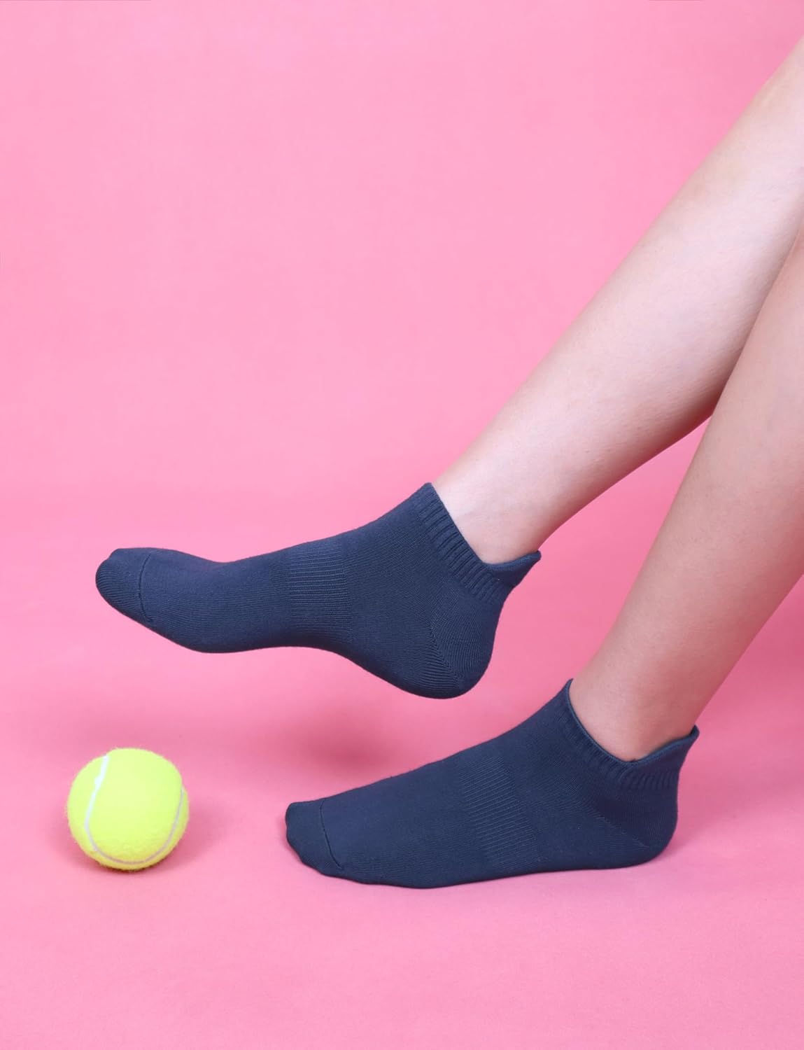 SERISIMPLE Viscose Bamboo No Show Sock Women Ankle Thin Low Cut Socks Arch Support Breathable Athletic Sock 5 Pairs - Image 6