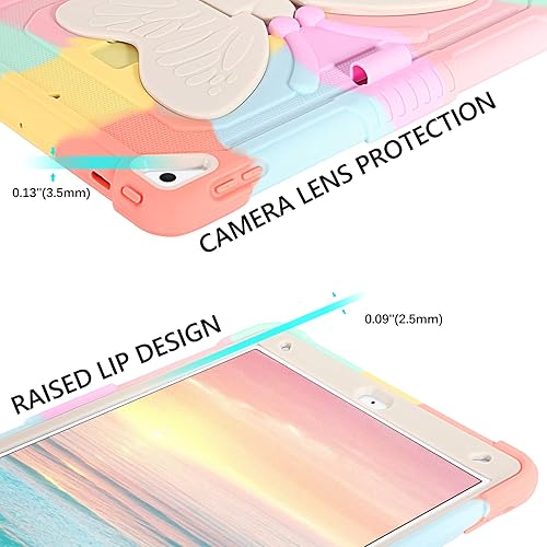 Miniatura 5 de GUAGUA Funda compatible con iPad de 9 generación, funda para iPad de 87 generación de 10.2 pulgadas 202120202019 Kickstand 2 en 1, resistente a