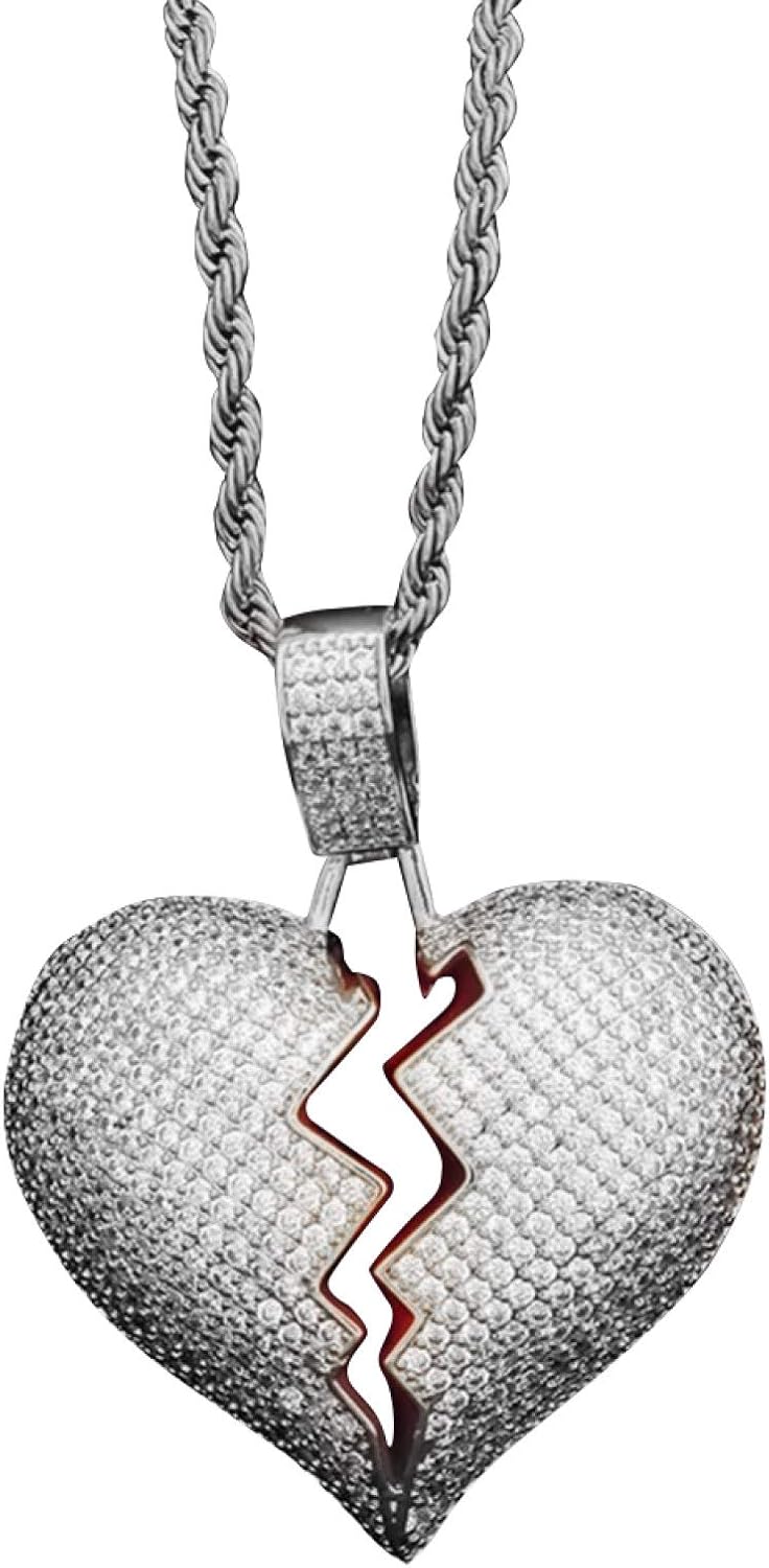 SEniutarm Necklaces for Women Girls - Women Fashion Double Circles Rhinestone Inlaid Long Chain Necklace Jewelry Gift Pendant Chain Valentine's Da