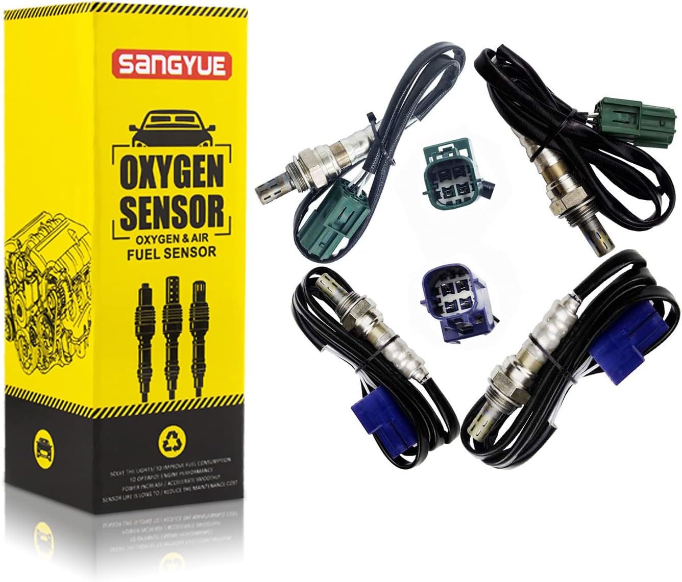 4 Oxygen Sensor 1 & 2 for Nissan Pathfinder 2004 3.5L Upstream + Downstream