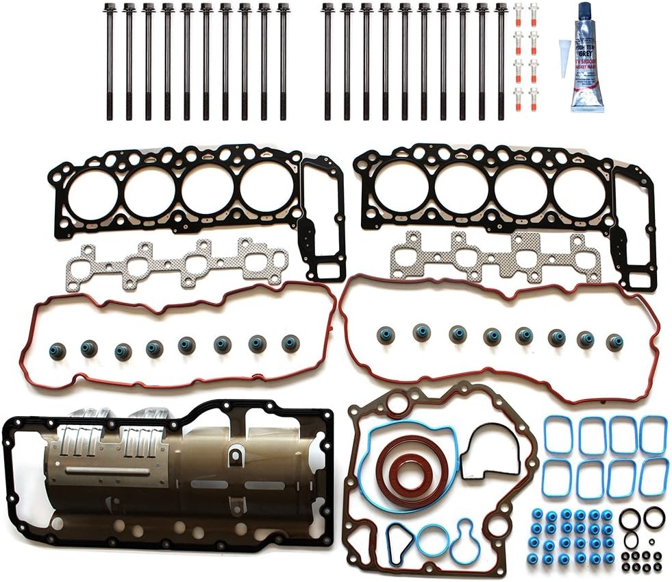 ECCPP Engine Replacement Head Gasket and Bolts kit for Chrysler Aspen for Dodge Dakota for Durango for Ram 1500