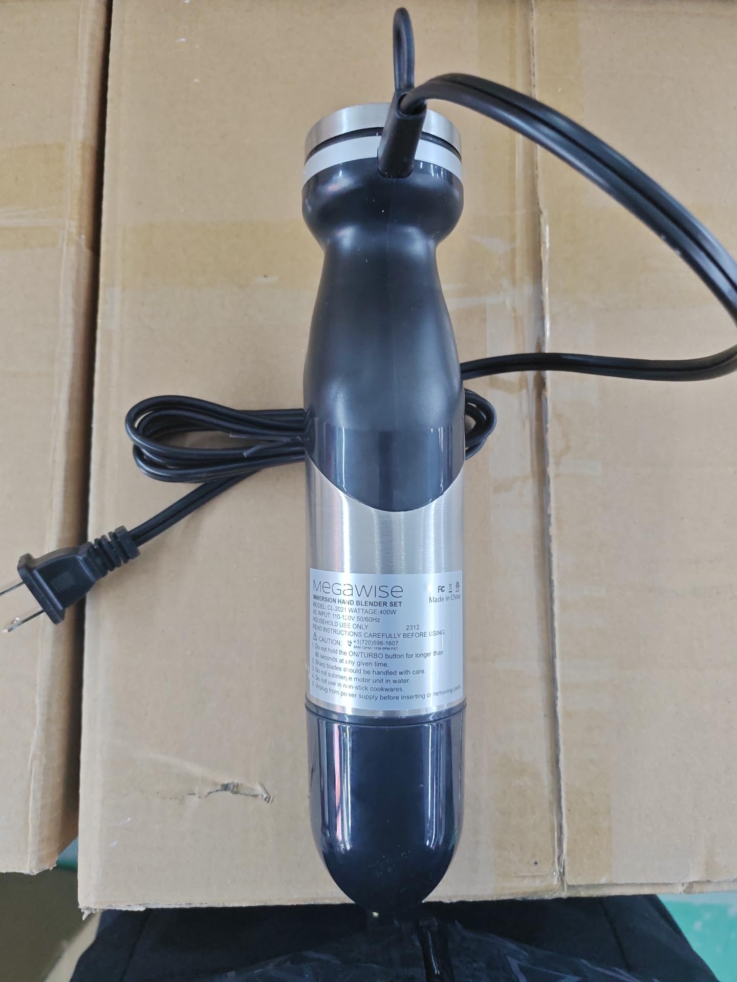 MEGAWISE Accessori per frullatore a immersione (motore nero)