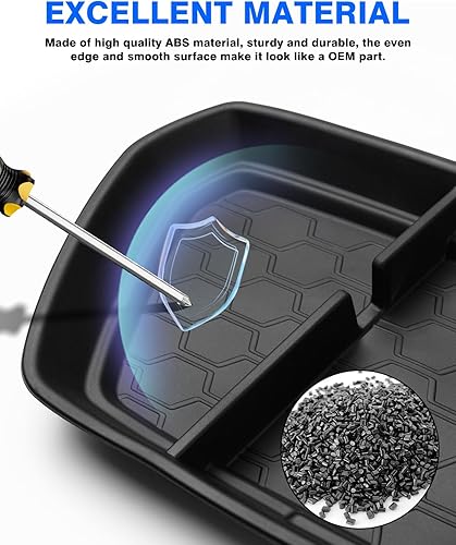 Miniatura 5 de Autorder Organizador de tablero de consola central para Nissan Frontier 2022 2023 2024, accesorios para tablero de instrumentos, bandeja de