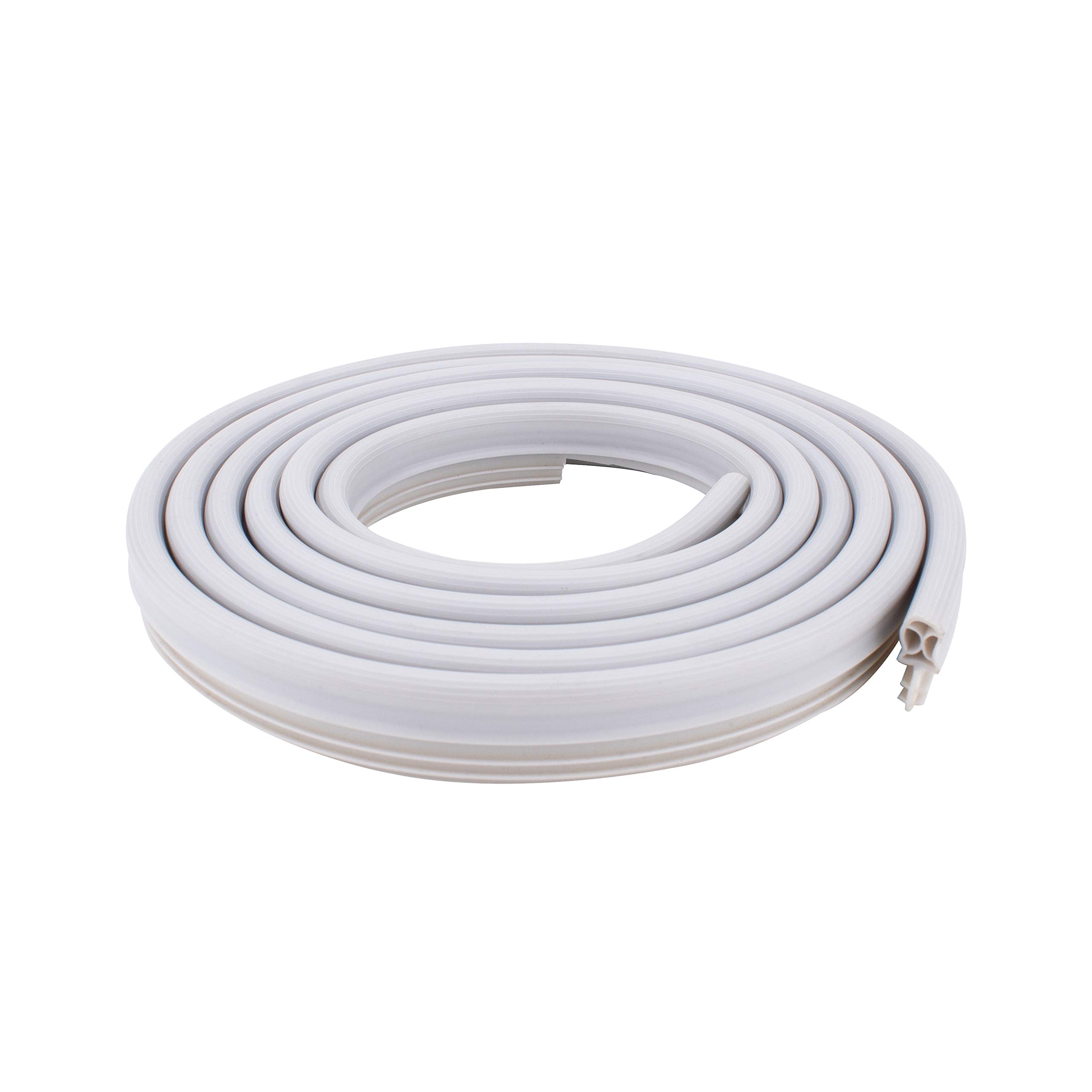 Whole Parts Dishwasher Door Gasket Seal (White) Part # WD8X229 - Replacement & Compatible with Some GE Dishwashers - Non-OEM General Electric Appliance Parts & Accessories - 2 Yr Warranty