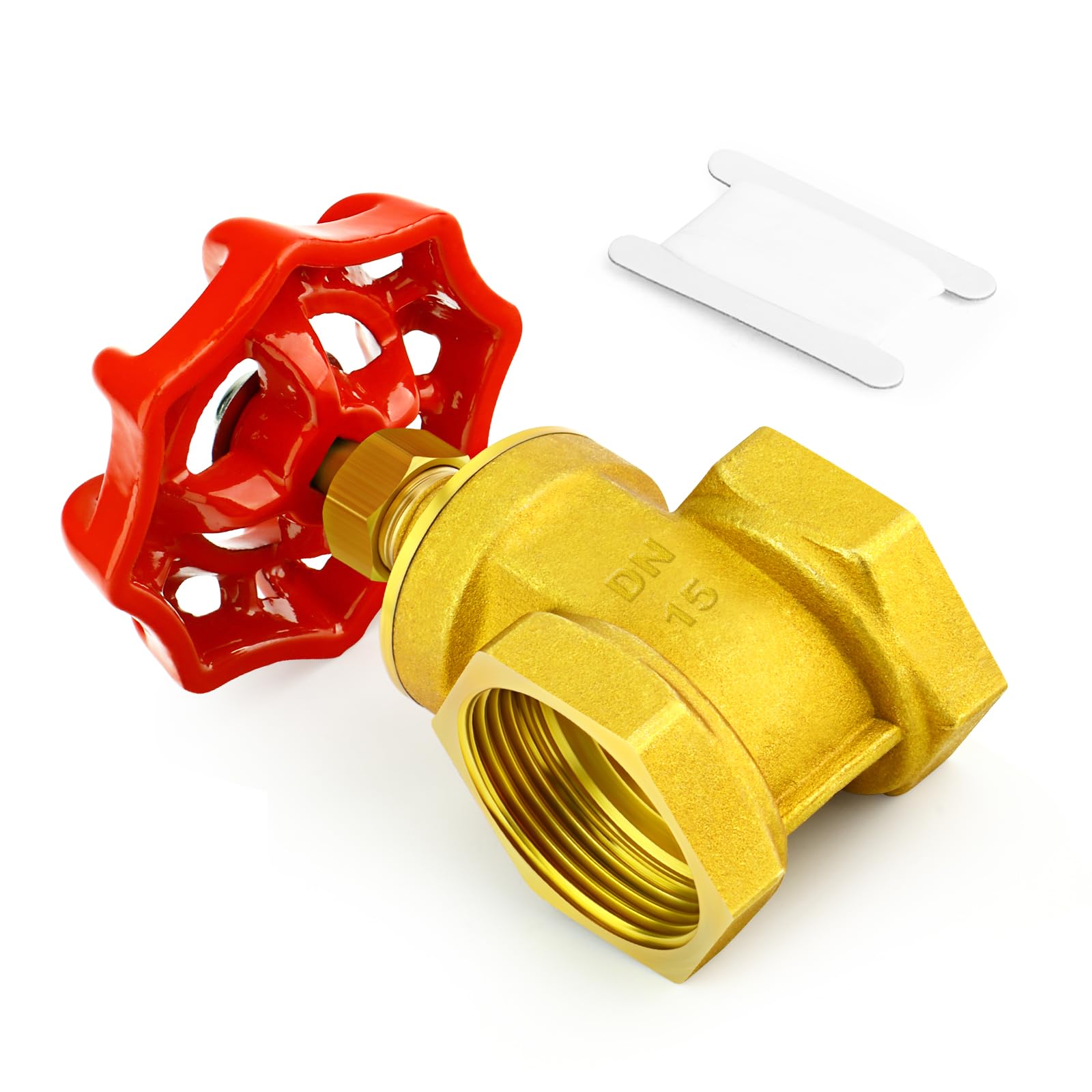 Vanne à vanne industrielle en laiton de 1,9 cm GASHER vanne d'écluse femelle x femelle
