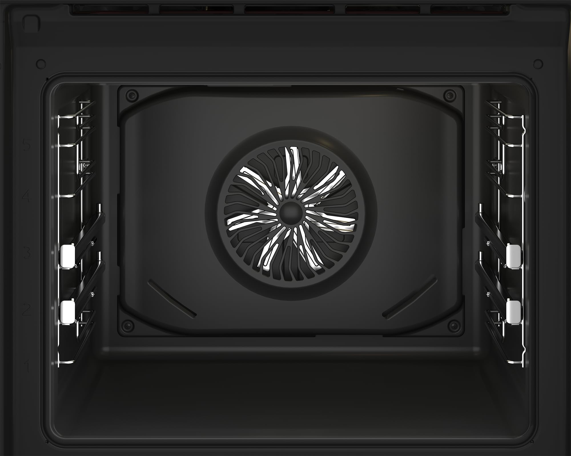 Beko BBUM17341BE b300 Einbau-Herd-Set, Multifunktionsofen mit 9 Heizarten und Glaskeramik-Kochfeld, SteamShine-Reinigung, AeroPerfect, versenkbare Knebel, Schwarz/Edelstahl