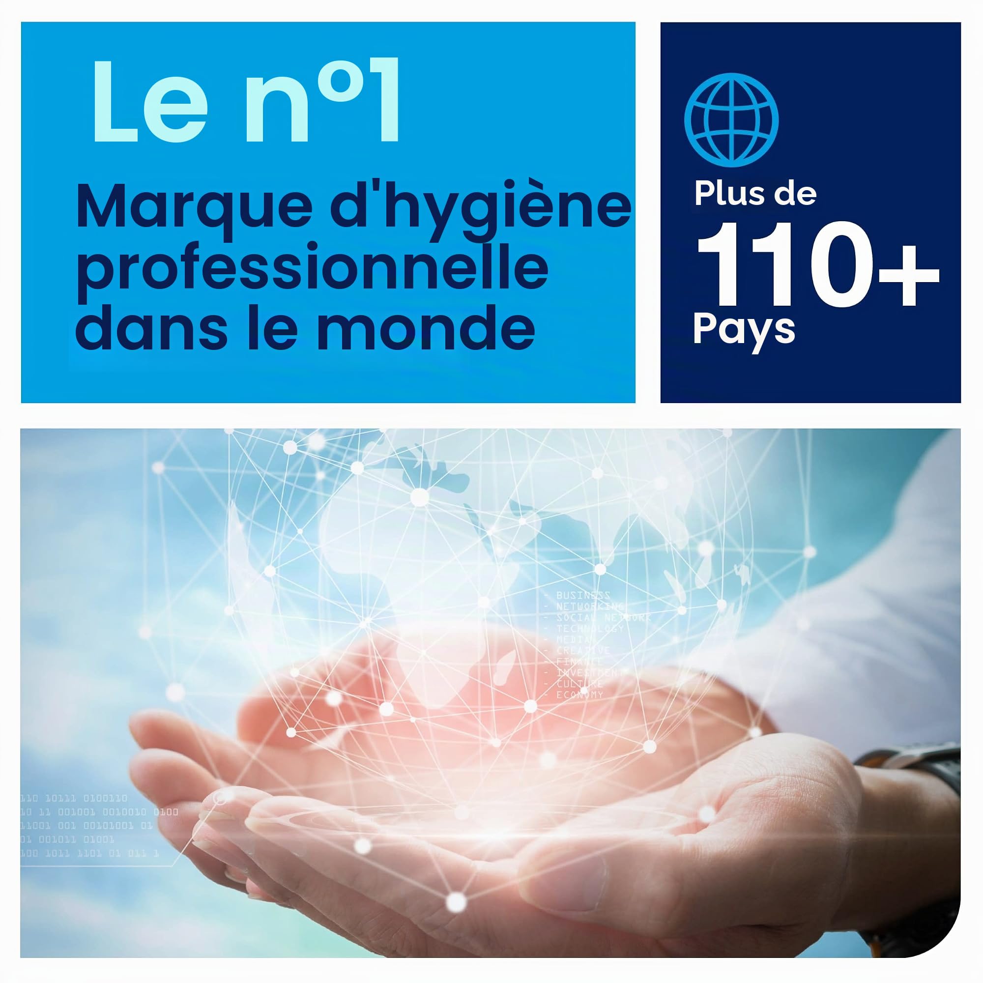 Tork Reflex 473412 Papier d'essuyage à dévidage central Premium, compatible avec le système M4 / un pli - 113,9m x 19,4cm - lot de 6 bobines - Blanc