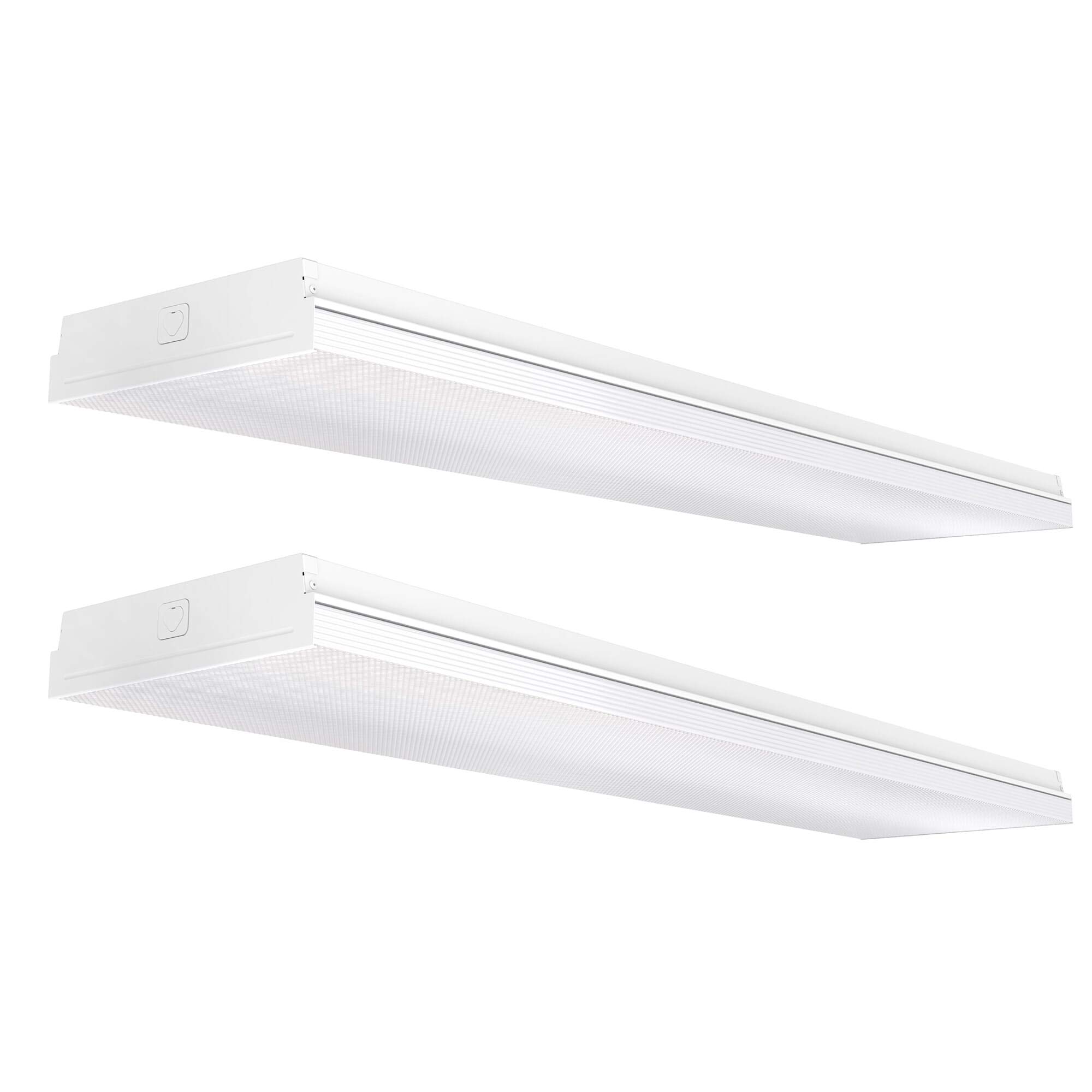 Buy Sunco Lighting Wraparound 11" Wide LED Shop Light, 4 FT, Linkable, 72W, 8500 LM, 5000K