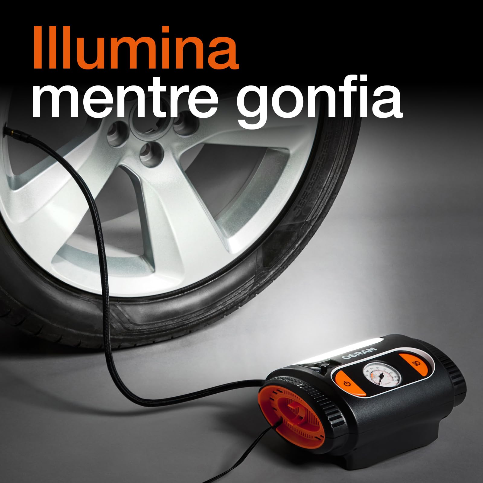 OSRAM OTI2110 Manometro per pressione gomme